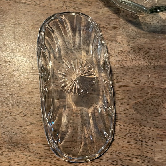 2 vintage glass condiment serving dishes or display 💎 - Picture 5 of 16